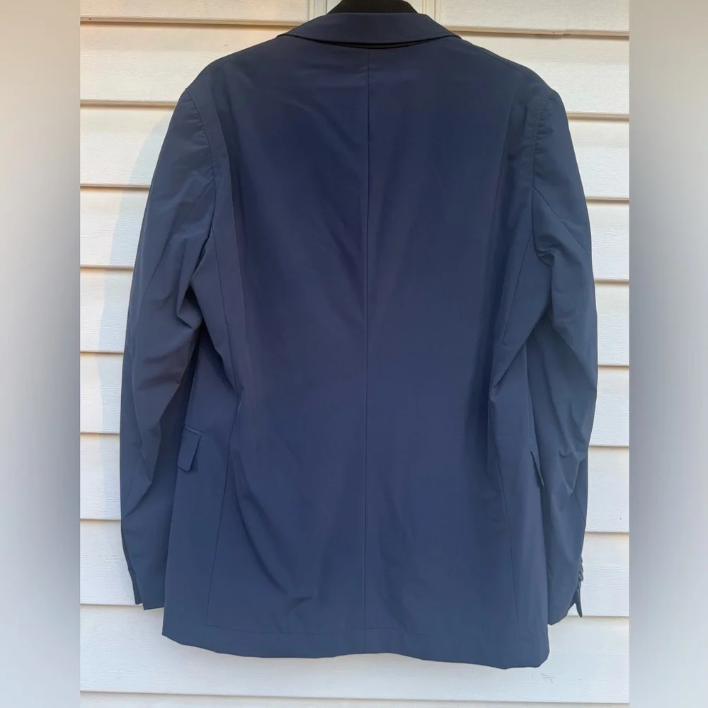 BOSS Hugo Boss Navy 2-in-1 Performance Tailoring Blazer Jacket, Detachable, 38R